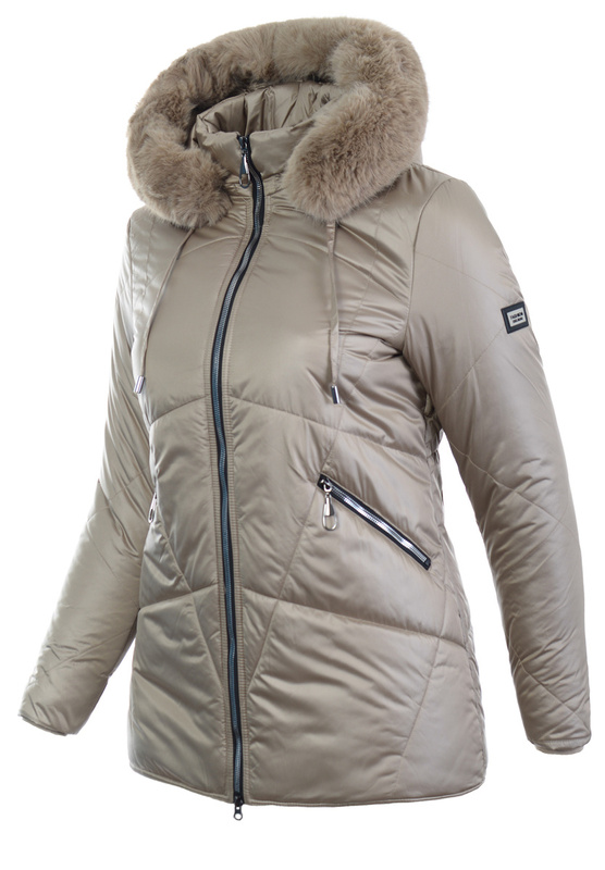 Damska Kurtka Ortalionowa Julianna Cappuccino