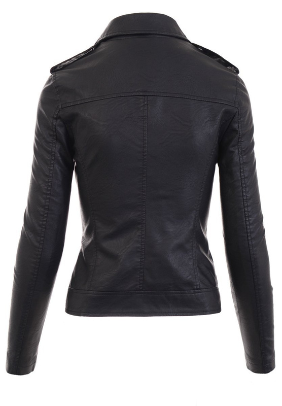 Damska Kurtka Ramoneska Zofia Czarna