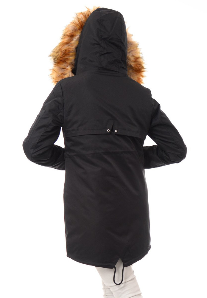 Damska Kurtka Parka 2w1 Amelia Czarna