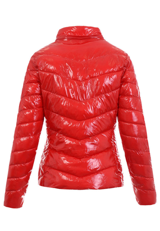 Damska Wiosenno- Jesienna Kurtka Roksana Czerwona