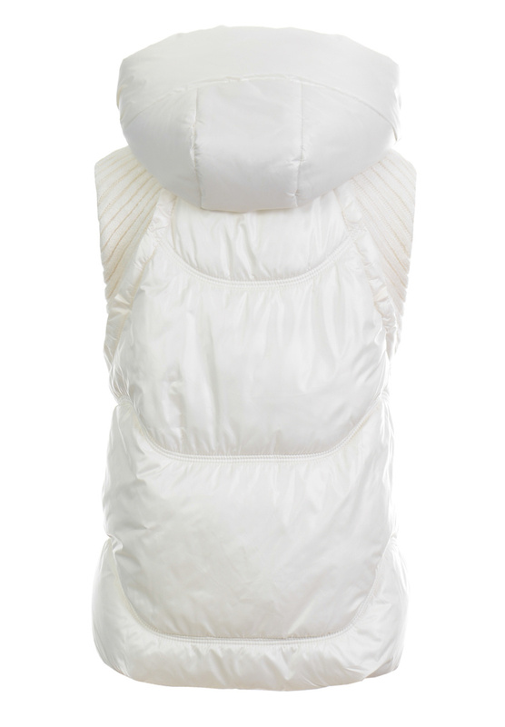 Damska Kamizelka Bezrękawnik Ecru