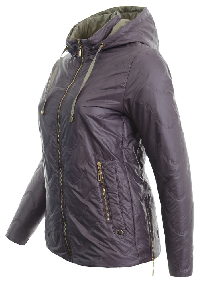 Damska Kurtka Przejściowa Wiosenna Pelagia Fioletowa