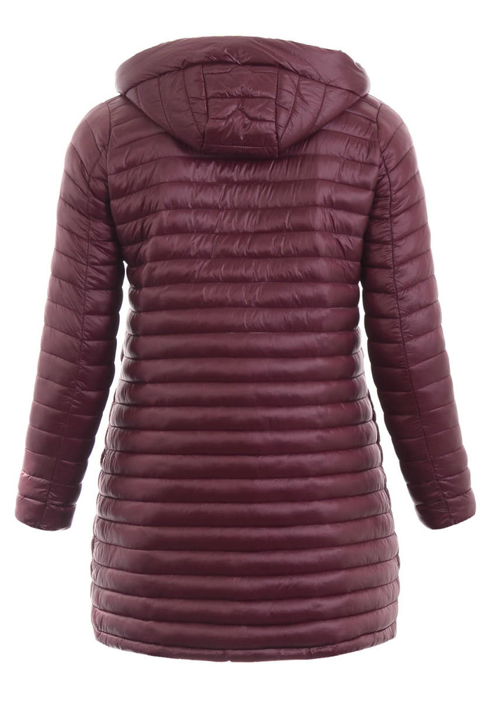 Damska Kurtka Ortalionowa Wiosenna Romana Bordowa