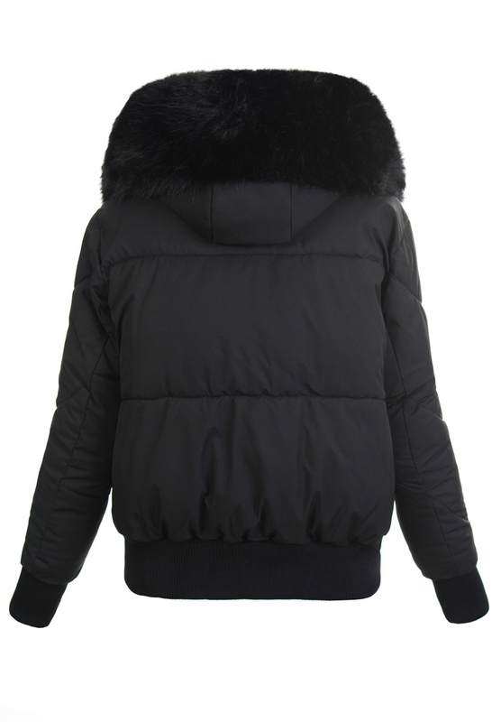 Damska Kurtka Zimowa Oversize Melisa Czarna