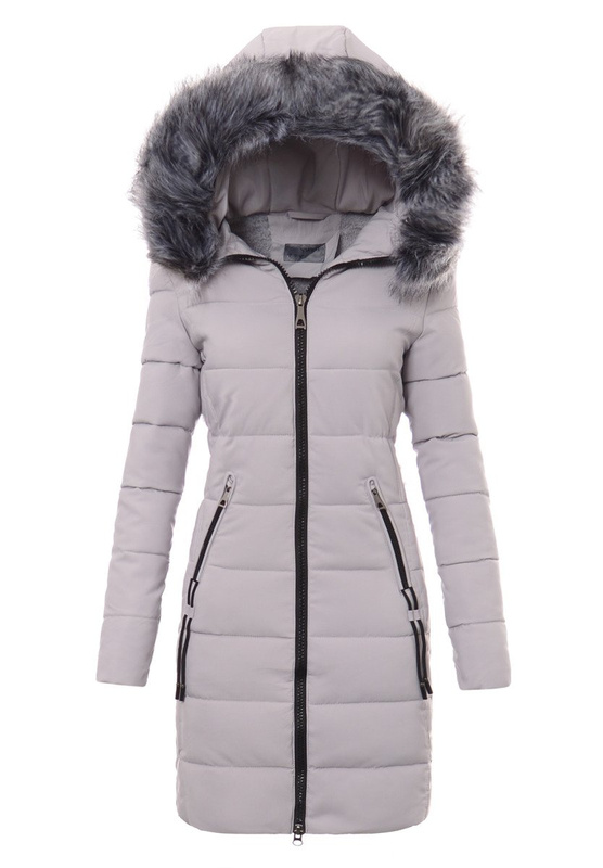 Kurtka Zimowa Karolina Szara