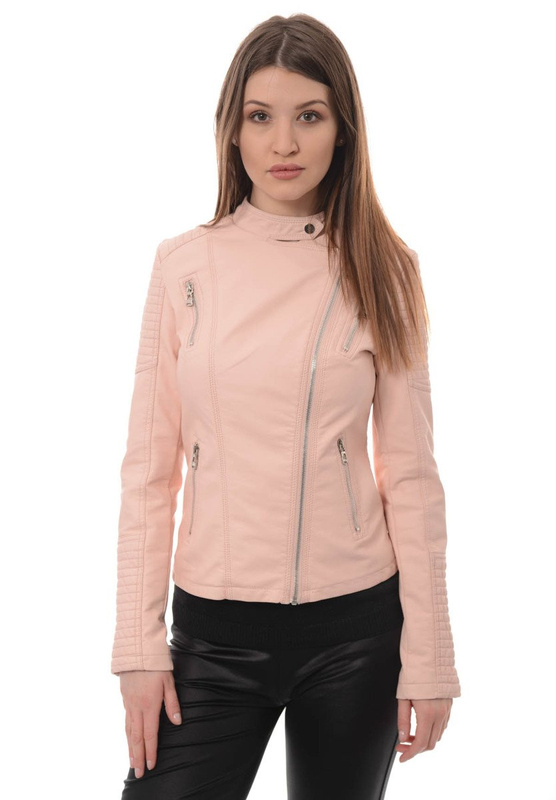 Rewelacyjna Damska Kurtka Ramoneska Wenus Różowa