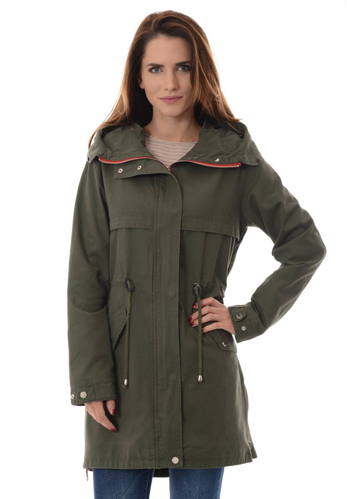 Damska Kurtka Parka Zimowa 2w1 Nataly Zielona