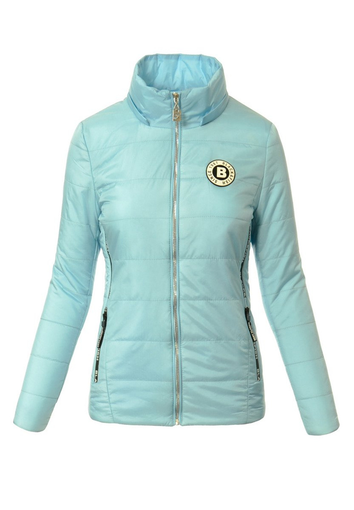 Damska Jesienna Wiosenna Kurtka Błękitna