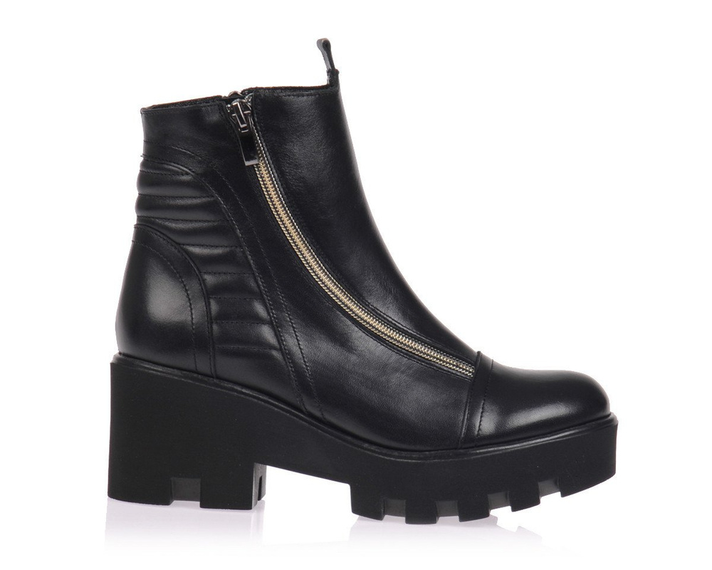 Polskie Botki Militarne Skóra Czarne