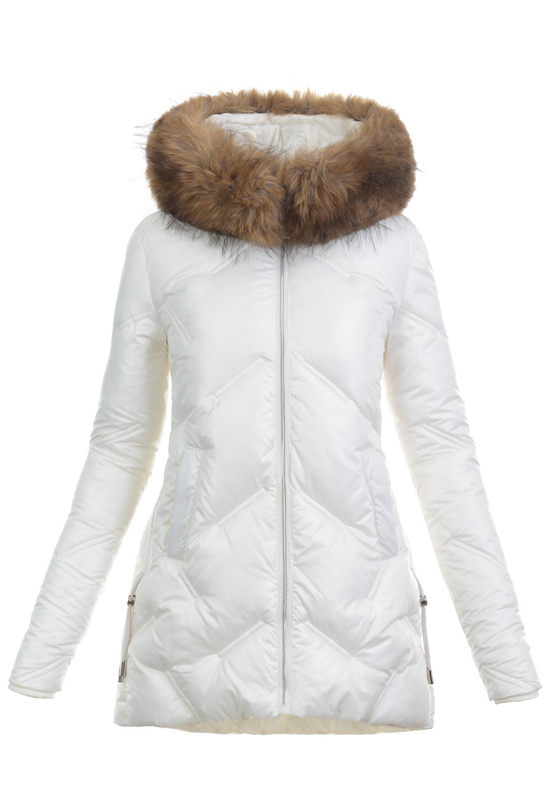 Damska Kurtka Zimowa Ofelia Ecru