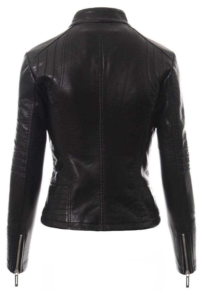 Rewelacyjna Damska Kurtka Ramoneska Czarna