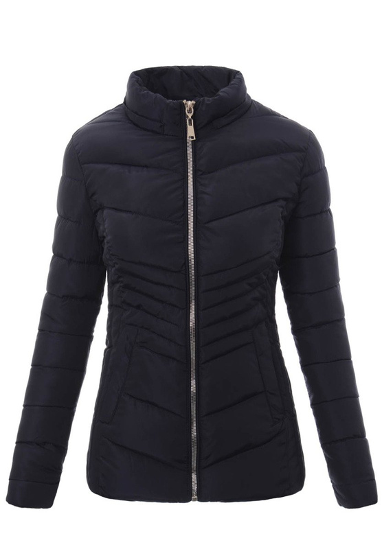 Damska Zimowa Kurtka Ortalionowa Granatowa