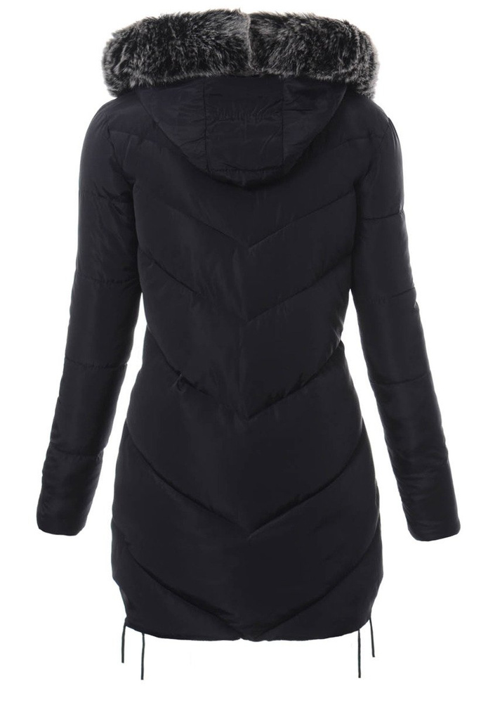 Damska Zimowa Kurtka Ortalionowa Lucyna Granatowa