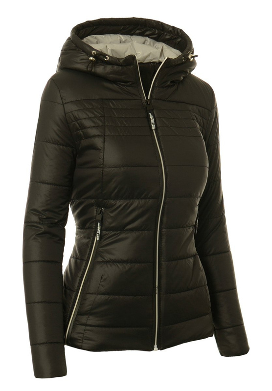 Damska Jesienna Wiosenna Kurtka Marieta Czarna