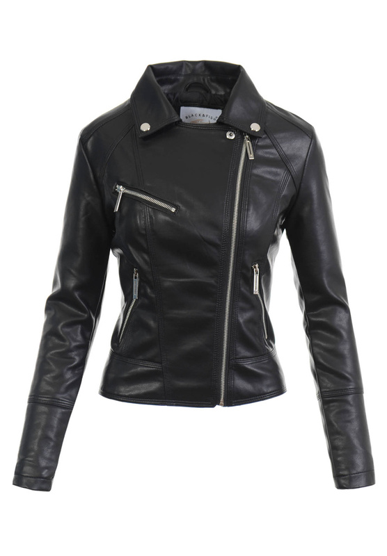 Damska Kurtka Ramoneska Eugenia Czarna