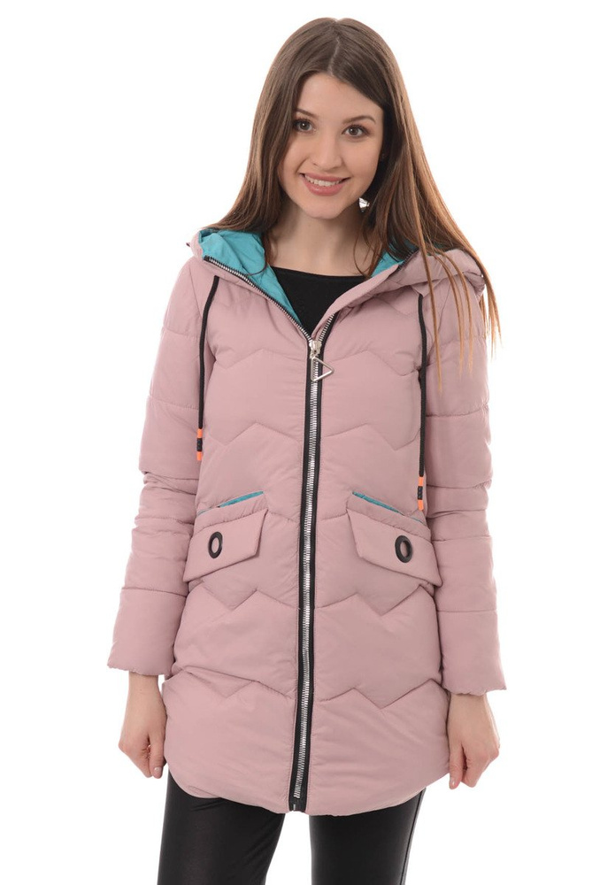 Damska Zimowa Kurtka Ortalionowa Michalina Różowa