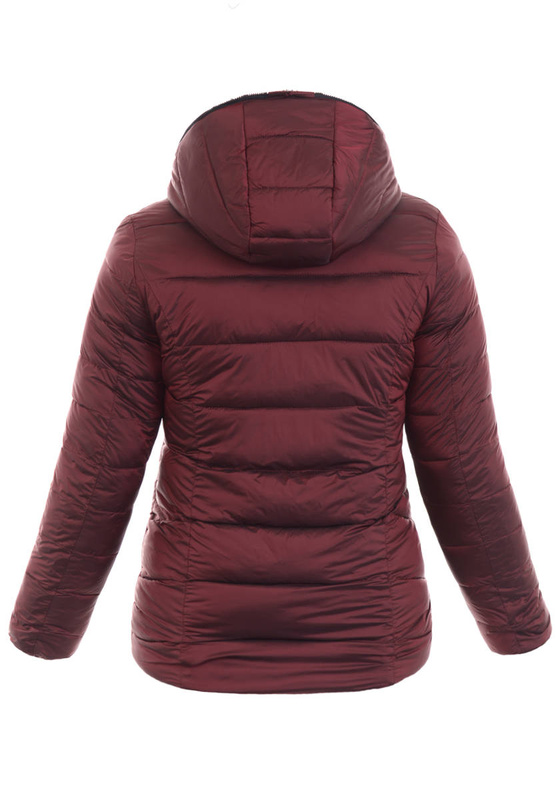 Damska Kurtka Ortalionowa Barbara Bordowa