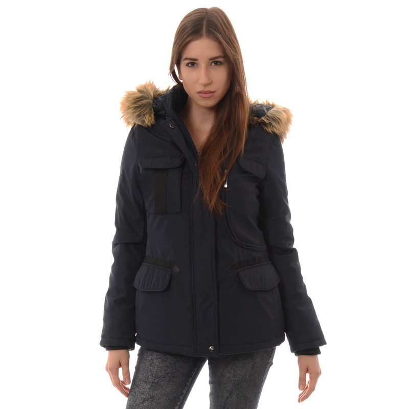 Damska Kurtka Zimowa Zelia Granatowa