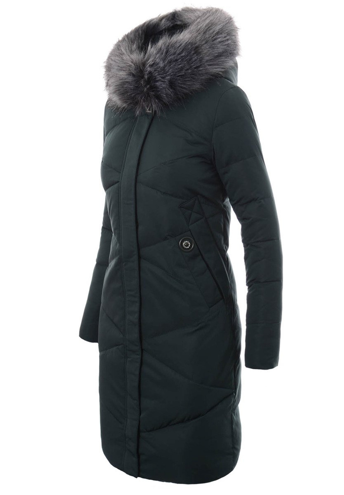 Damska Zimowa Kurtka Ortalionowa Zielona