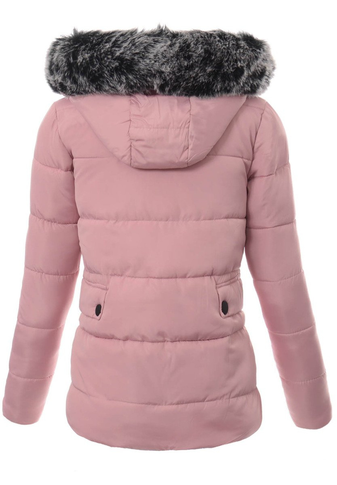 Damska Zimowa Kurtka Ortalionowa Różowa