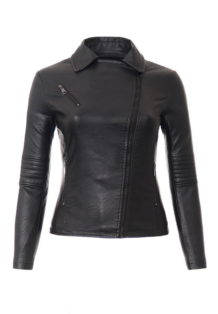 Damska Kurtka Ramoneska Aurelia Czarna