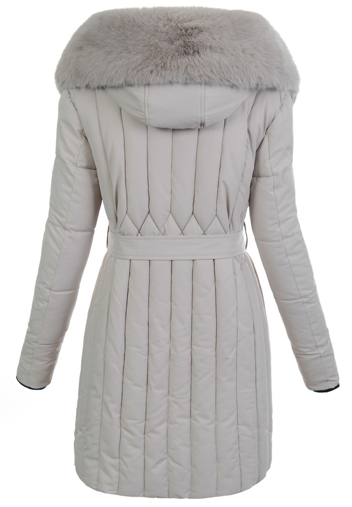 Damska Kurtka Zimowa Milena Cappuccino