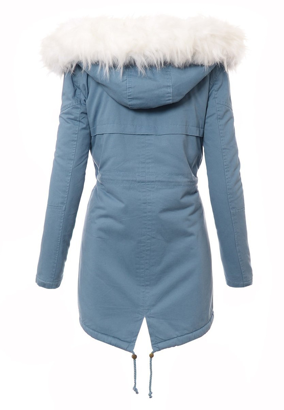 Parka Zimowa Niebieska