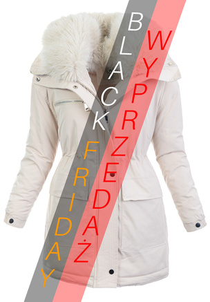 Parka Zimowa Parka Oxana Beżowa