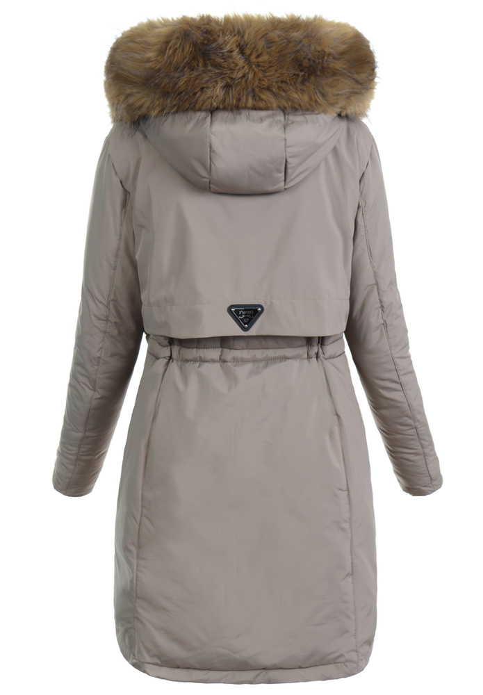 Damska Kurtka Zimowa Elwira Brązowa