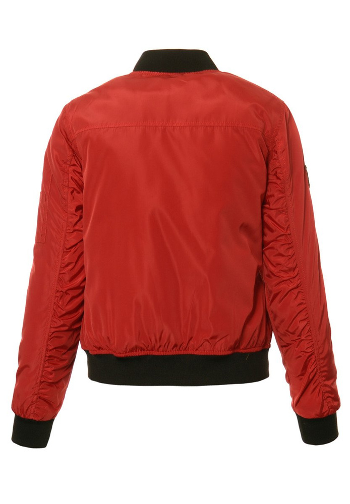Damska Jesienna Kurtka Bomberka Elif Czerwona