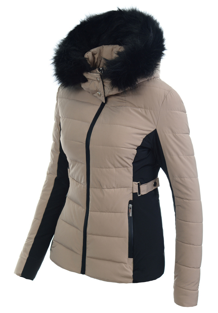 Damska Kurtka Zimowa Rose Cappuccino