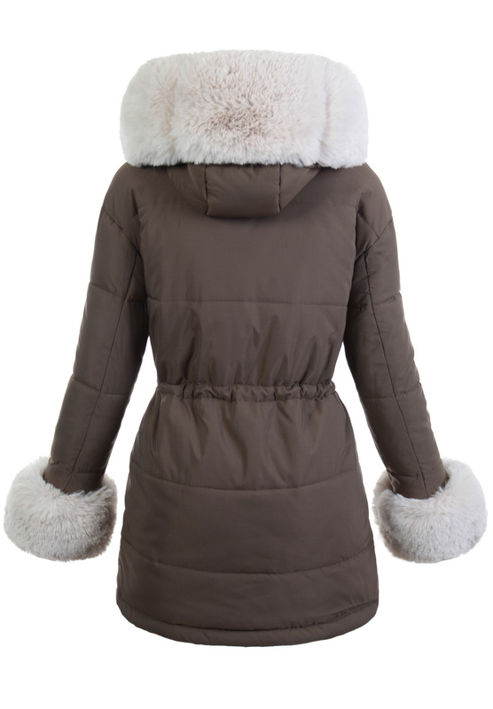 Parka Zimowa Parka Amanda Brązowa
