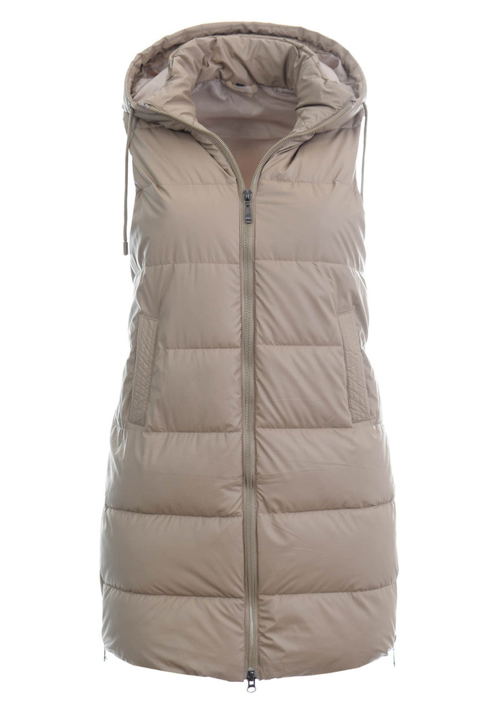 Damska Kamizelka Bezrękawnik Aleksa Cappuccino