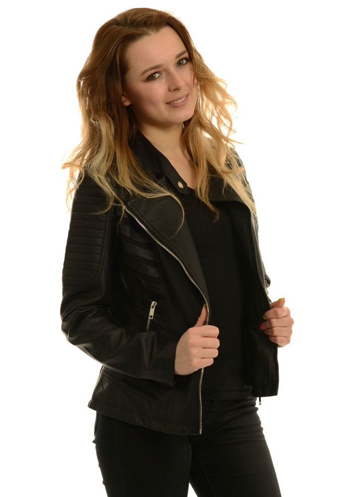 Damska Kurtka Ramoneska Hana Czarna