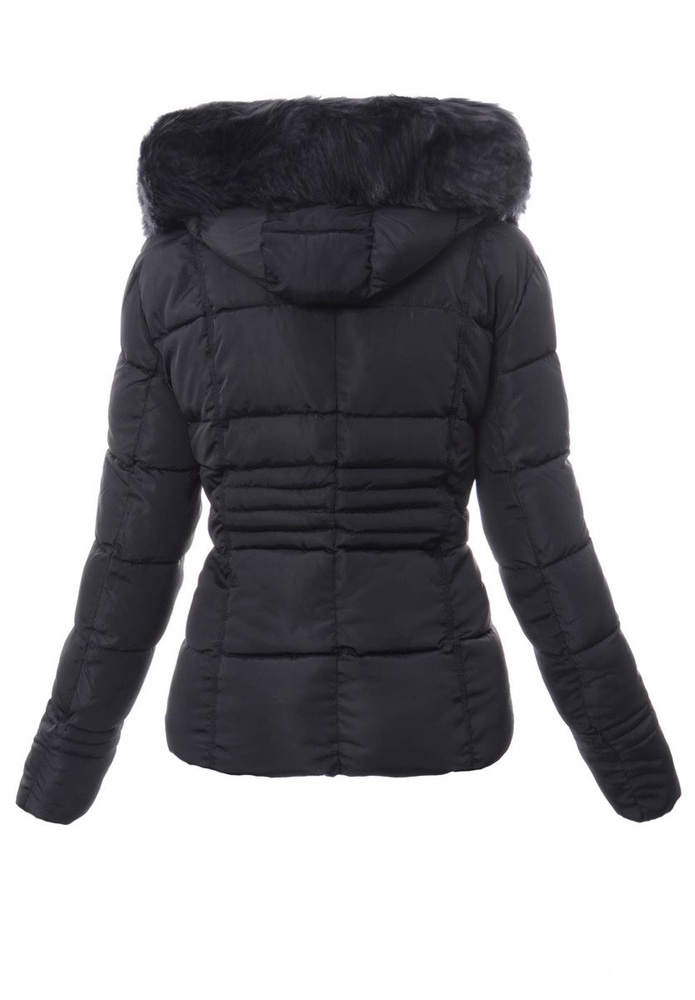 Damska Zimowa Ortalionowa Kurtka Granatowa