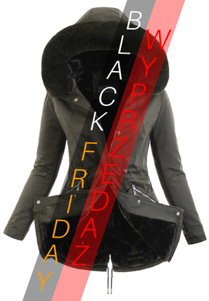 Kurtka Parka Zimowa Elżbieta Khaki