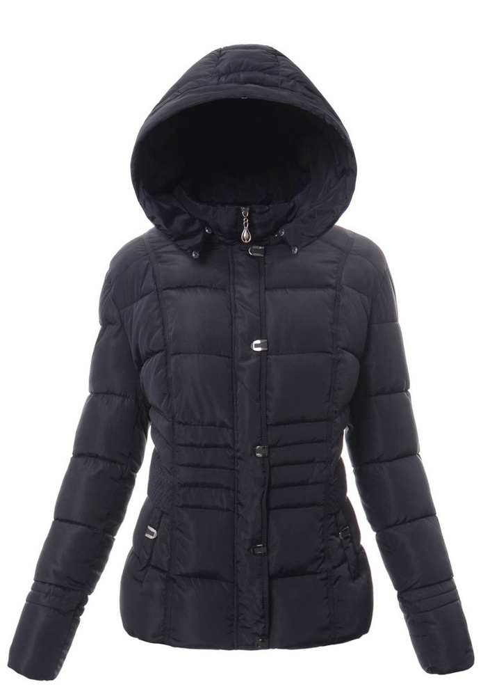 Damska Zimowa Ortalionowa Kurtka Granatowa