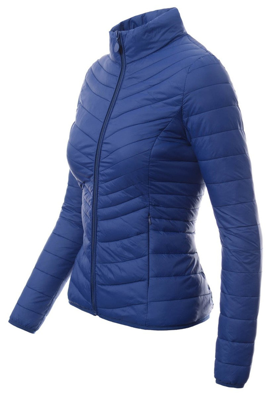 Damska Wiosenna Kurtka Niebieska