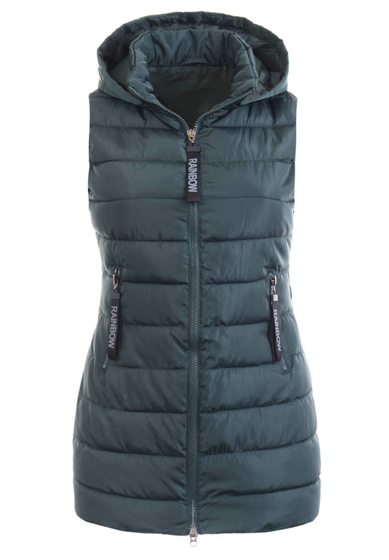 Damska Kamizelka Bezrękawnik Ajla Zielony