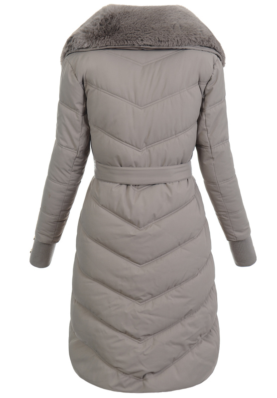 Damska Kurtka Zimowa Bronisława Brązowa
