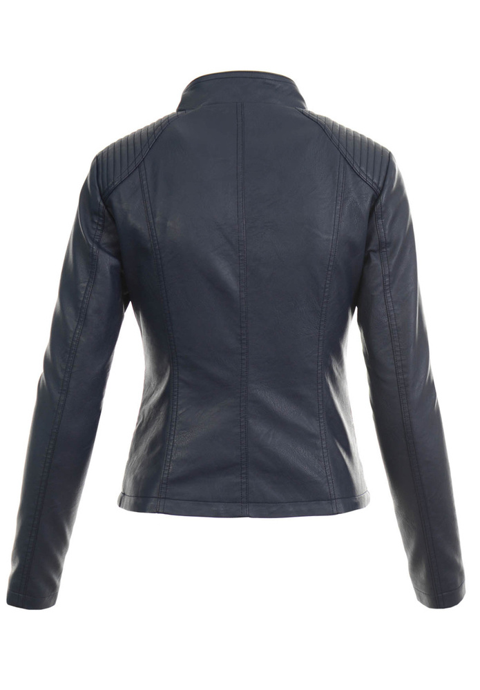 Damska Kurtka Ramoneska Aria Granatowa