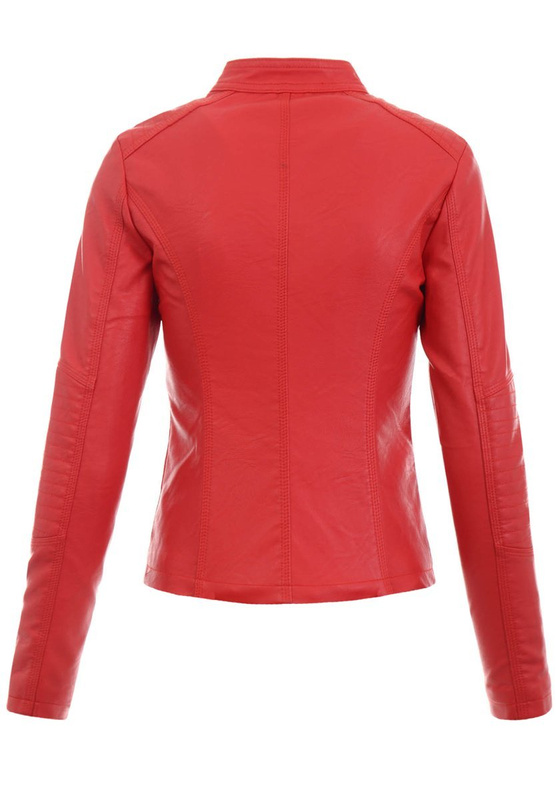 Damska Kurtka Ramoneska Karina Czerwona
