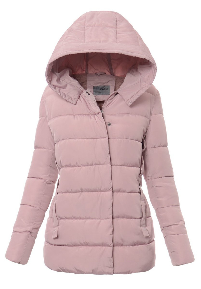 Damska Zimowa Kurtka Ortalionowa Różowa