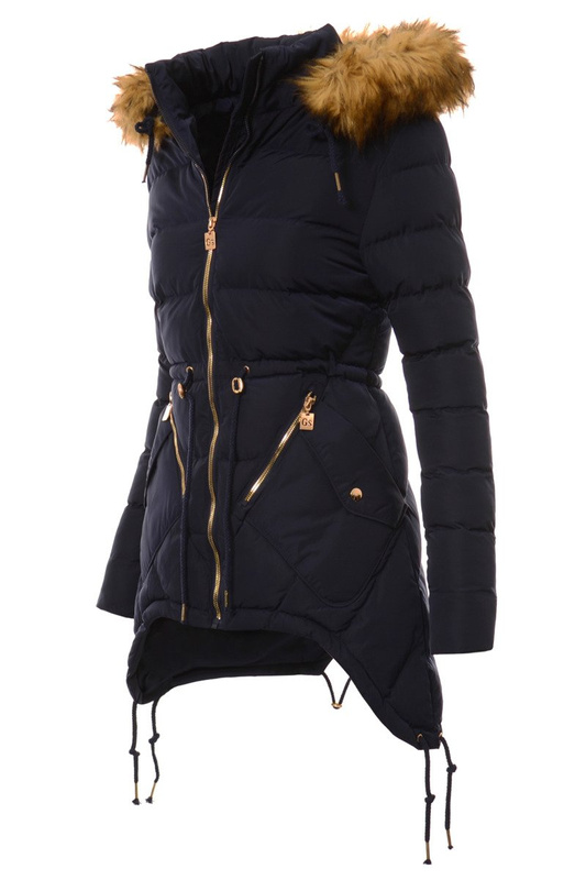 Damska Ortalionowa Kurtka Agnes Granatowa