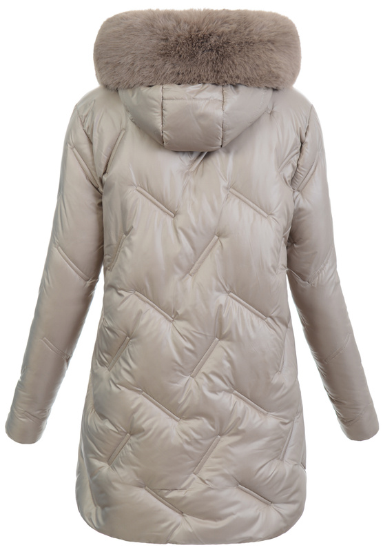 Damska Kurtka Zimowa Antonina Beżowa