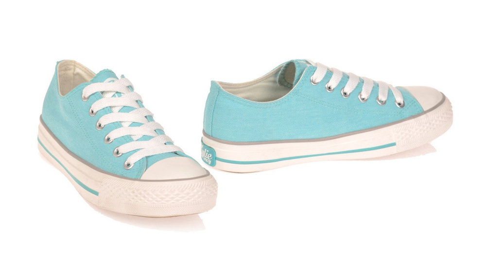 Niskie Trampki Tenisówki Mięta