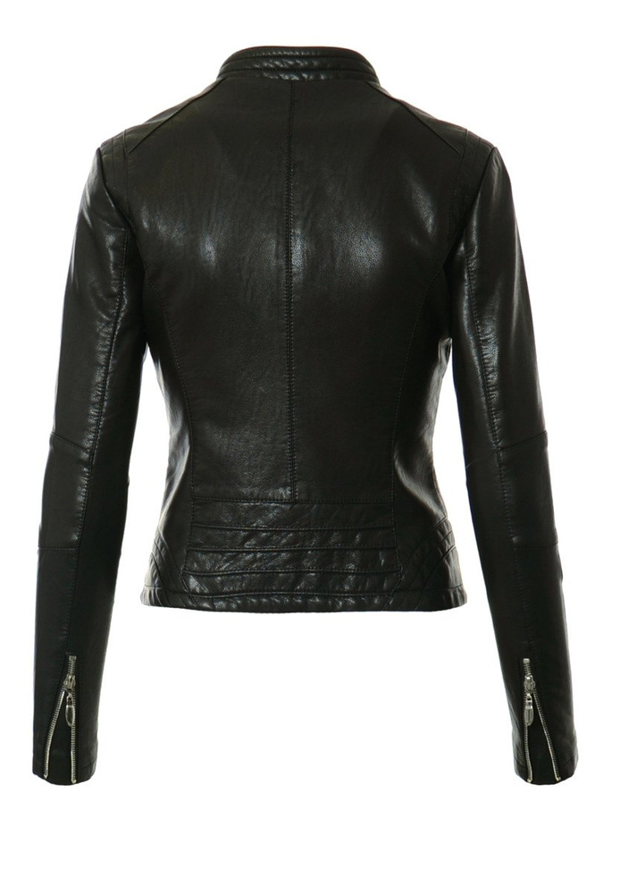 Rewelacyjna Damska Kurtka Ramoneska Daga Czarna