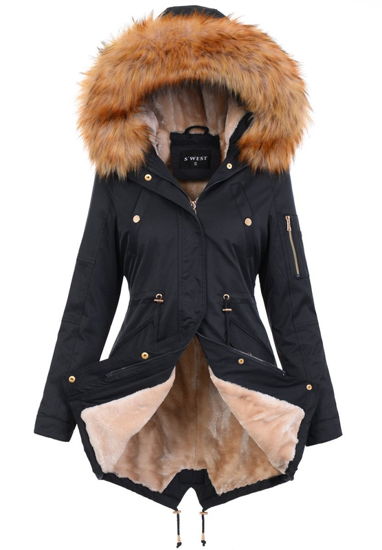 Parka Zimowa Pola Czarna