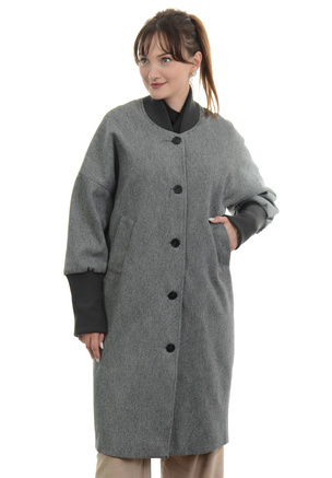 Damska Płaszcz Przejściowy Diana Czarny