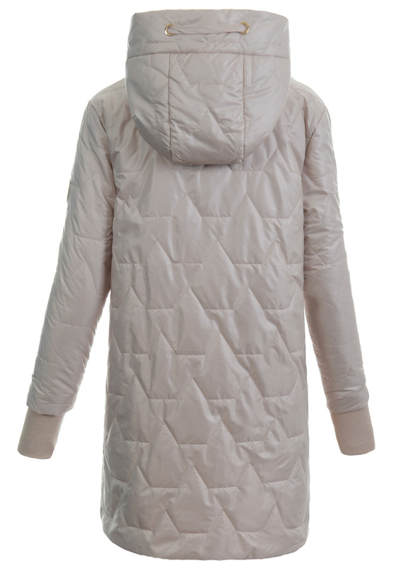Damska Kurtka Przejściowa Wiosenna Manuela Perłowo Beżowa